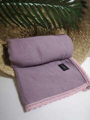 Высококачественное  муслиновое одеяло/плед La bebe™ Muslin Blanket Art.132868 Grey, 70x100 см цена и информация | Детское постельное бельё | pigu.lt