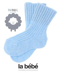 Детские шерстяные носочки La bebe™ Wool Angora Socks Art.134227 Cloud   цена и информация | Носки, колготки для девочек | pigu.lt