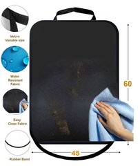 Защитный чехол для сидения La bebe™ Car Seat Back Protector Art.56793 Black  цена и информация | Аксессуары для автокресел | pigu.lt