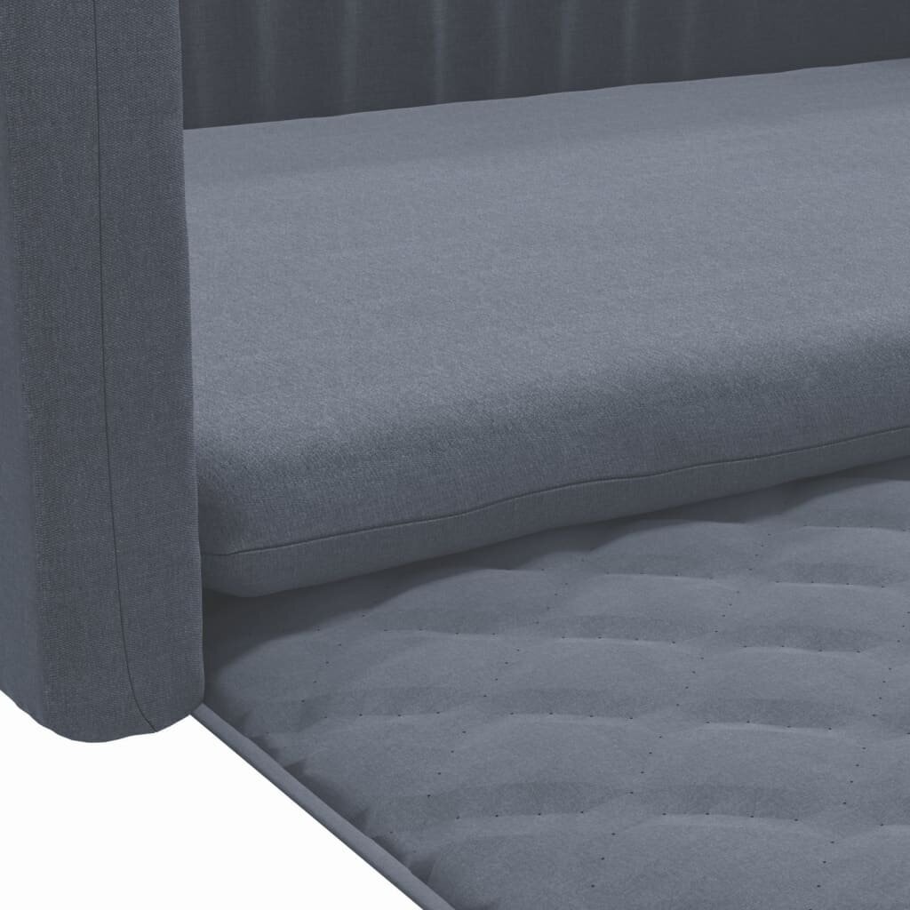 vidaXL Šuns gultas automobilio bagažinei, pilkas, 110x70cm kaina ir informacija | Guoliai, pagalvėlės | pigu.lt