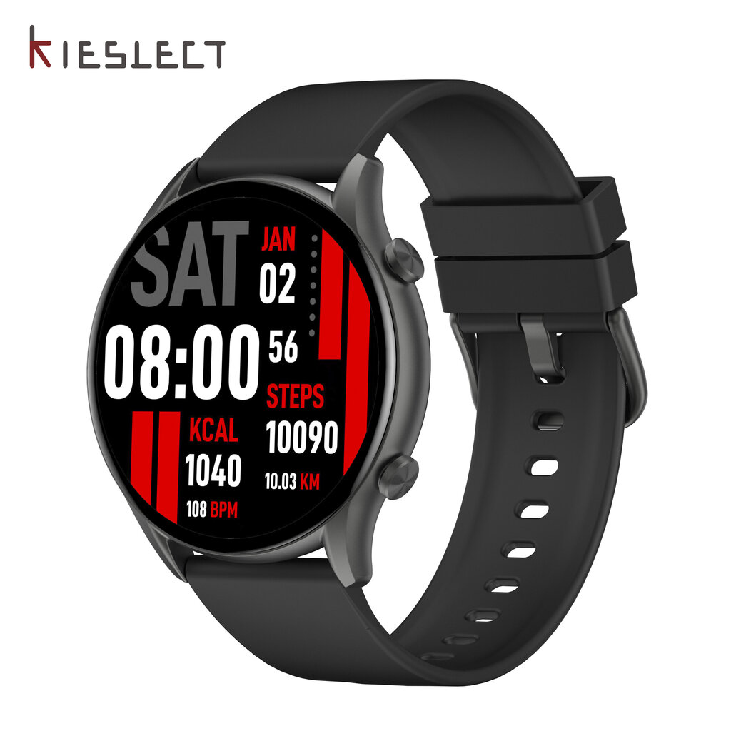Kieslect KR Black цена и информация | Išmanieji laikrodžiai (smartwatch) | pigu.lt