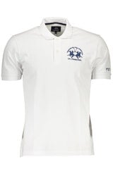 Marškinėliai vyrams La Martina Polo Shirt Short Sleeves Men XMP010 PK001, balti kaina ir informacija | Vyriški marškinėliai | pigu.lt