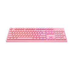 Havit KB871L Mechanical Gaming Keyboard RGB (pink) цена и информация | Клавиатуры | pigu.lt