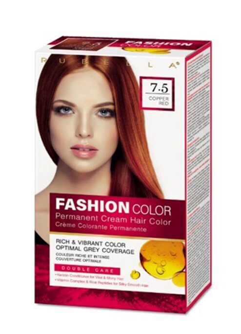 Plaukų dažai Burella Copper Red 7.5 Fashion Color, 115 ml kaina ir informacija | Plaukų dažai | pigu.lt