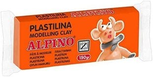 Пластилин ALPINO, 150 г, оранжевый цена и информация | Канцелярские товары | pigu.lt