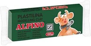 Пластилин Alpino, 150 г, Green Leaf цена и информация | Канцелярские товары | pigu.lt