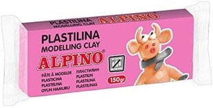 Пластилин ALPINO, 150 г, розовый цена и информация | Канцелярские товары | pigu.lt