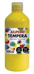 Гуашь (темпера) ALPINO, 500 мл, желтая цена и информация | Принадлежности для рисования, лепки | pigu.lt