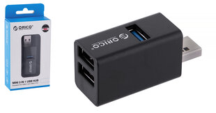 ORICO MINI-U32L-BK-BP kaina ir informacija | Adapteriai, USB šakotuvai | pigu.lt