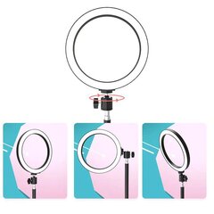 Ring lamp 26cm diameter + tripod 1,6m цена и информация | Осветительное оборудование для фотосъемки | pigu.lt