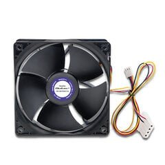 Вентилятор 120 мм Qoltec 50714 ForceFan 6000 RPM цена и информация | Компьютерные вентиляторы | pigu.lt