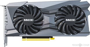 Inno3D GEFORCE RTX 3060 TWIN X2 NVIDIA 12 ГБ GDDR6 цена и информация | Видеокарты (GPU) | pigu.lt