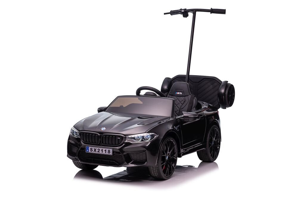 Elektromobilis vaikams Lean Cars BMW M5, juodas kaina ir informacija | Elektromobiliai vaikams | pigu.lt