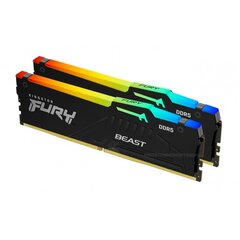 Kingston Fury Beast RGB 32 Kit (16GBx2) GB kaina ir informacija | Operatyvioji atmintis (RAM) | pigu.lt