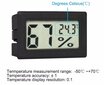 Skaitmeninis termometras MINI Higrometras juodas kaina ir informacija | Meteorologinės stotelės, termometrai | pigu.lt