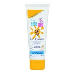 Kremas nuo saulės vaikams Sebamed Baby Sun Cream SPF 50, 75 ml цена и информация | Кремы от загара | pigu.lt