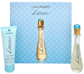 Laura Biagiotti Laura - eau de toilette spray 25 ml + body cream 50 ml цена и информация | Женские духи | pigu.lt