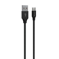 Devia cable Gracious 3in1 USB - Lightning + USB-C + microUSB 1,2 m 3A Black цена и информация | Кабели для телефонов | pigu.lt