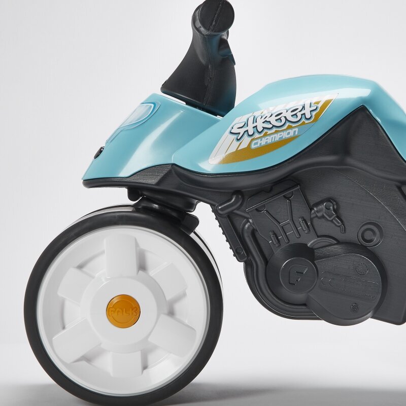 Paspiriamas vaikiškas mopedas Falk Street Champion Moto, mėlynas kaina ir informacija | Žaislai kūdikiams | pigu.lt