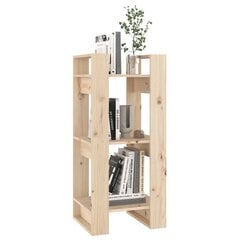 Книжный шкаф, цвет белый и дуб, 90x30x90 см цена и информация | Полки | pigu.lt