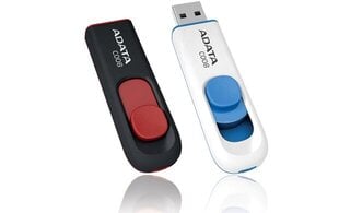 Флешка A-date UV128 64GB, USB 3.0, Черно-синяя цена и информация | USB накопители | pigu.lt