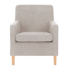 Кресло Armchair LEENE beige цена и информация | Кресла в гостиную | pigu.lt