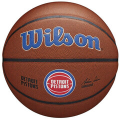 Wilson Team Alliance Detroit Pistons krepšinio kamuolys цена и информация | Баскетбольные мячи | pigu.lt
