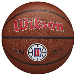 Wilson Team Alliance Los Angeles Clippers krepšinio kamuolys цена и информация | Баскетбольные мячи | pigu.lt