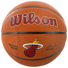 Wilson Team Alliance Miami Heat krepšinio kamuolys цена и информация | Баскетбольные мячи | pigu.lt