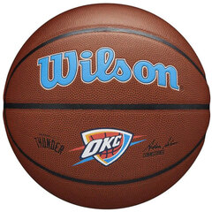 Wilson Team Alliance Oklahoma City Thunder kamuolys цена и информация | Баскетбольные мячи | pigu.lt