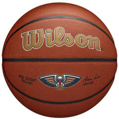 Wilson Team Alliance New Orleans Pelicans krepšinio kamuolys (7) цена и информация | Баскетбольные мячи | pigu.lt