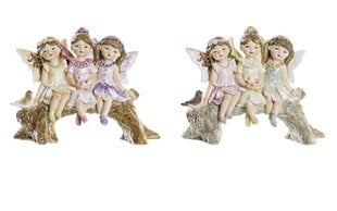 Декоративная фигура DKD Home Decor Волшебница Shabby Chic (12.5 x 5 x 9 см) (2 шт.) цена и информация | Детали интерьера | pigu.lt