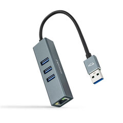 Адаптер USB—Ethernet NANOCABLE ANEAHE0818 цена и информация | Адаптеры, USB-разветвители | pigu.lt