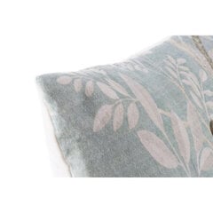Подушка DKD Home Decor Бежевый Синий полиэстер Хлопок Алюминий Птица Восточный (45 x 10 x 45 cm) цена и информация | Декоративные подушки и наволочки | pigu.lt