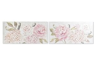 Картина DKD Home Decor, Цветы (120 x 3 x 60 cm) (2 шт.) цена и информация | Репродукции, картины | pigu.lt