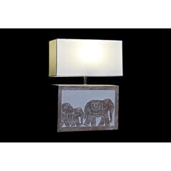 Настольная лампа DKD Home Decor, коричневая, белая 220 В 50 Вт Индиец (33 x 12 x 41 см) цена и информация | Настольные светильники | pigu.lt