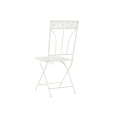 Sodo kėdė DKD Home Decor, Metalas, (40 x 48 x 93 cm), balta kaina ir informacija | Lauko kėdės, foteliai, pufai | pigu.lt