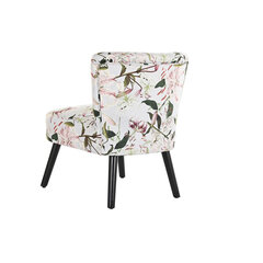Обеденный стул DKD Home Decor Чёрный Бежевый Розовый Деревянный полиэстер (60 x 66 x 77 cm) (2 штук) цена и информация | Стулья для кухни и столовой | pigu.lt