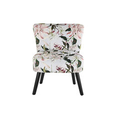 Обеденный стул DKD Home Decor Чёрный Бежевый Розовый Деревянный полиэстер (60 x 66 x 77 cm) (2 штук) цена и информация | Стулья для кухни и столовой | pigu.lt