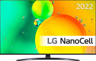 Смарт-ТВ LG 55NANO766QA 55" 4K ULTRA HD NANO CELL LED WIFI цена и информация | Телевизоры | pigu.lt