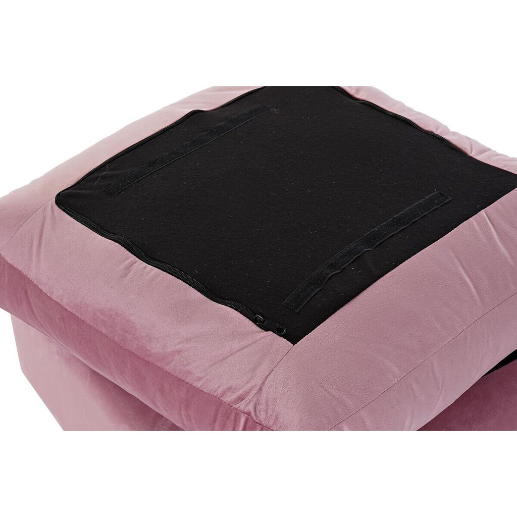 Atrama pėdoms DKD Home Decor, 55 x 55 x 30 cm, rožinė kaina ir informacija | Sėdmaišiai ir pufai | pigu.lt