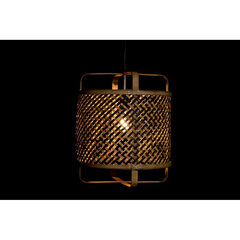 Потолочный светильник DKD Home Decor Натуральный Железо 50 W джут (48 x 48 x 59 cm) цена и информация | Подвесной светильник | pigu.lt