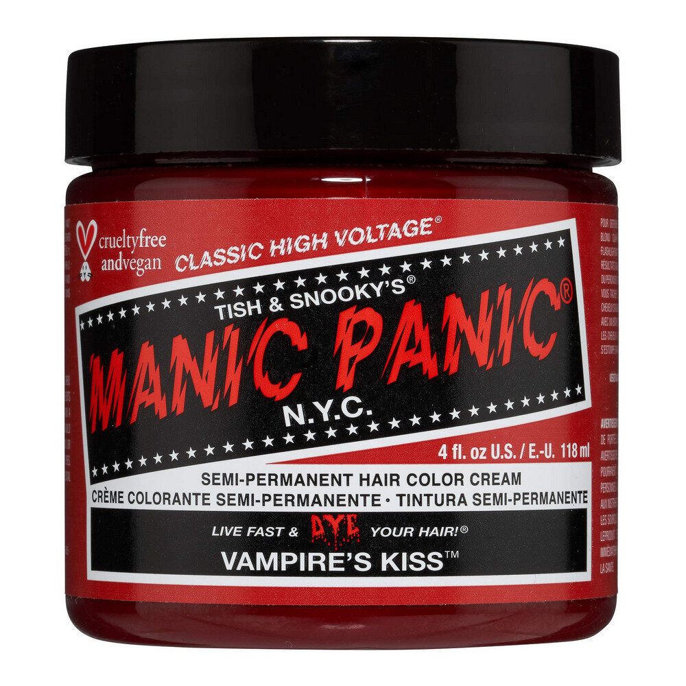 Ilgalaikiai dažai Classic Manic Panic Vampire'S Kiss, 118 ml kaina ir informacija | Plaukų dažai | pigu.lt