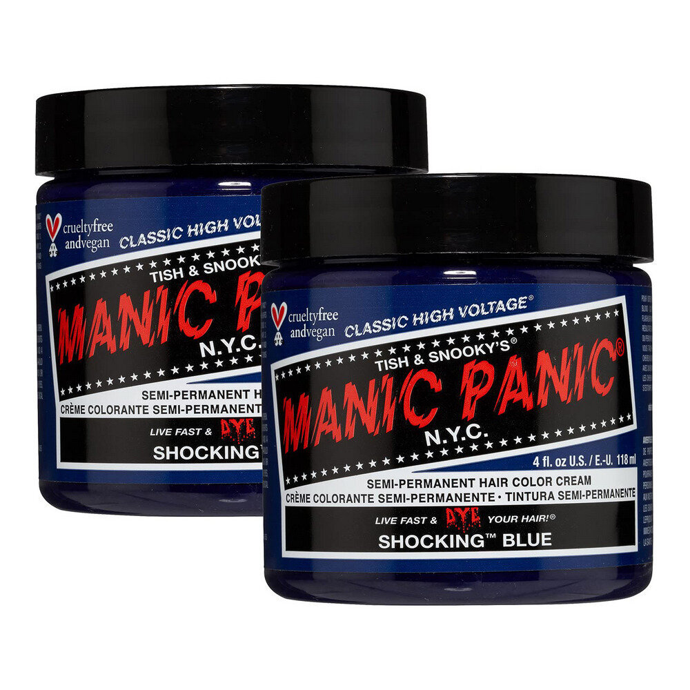 Ilgalaikiai dažai Classic Manic Panic ‎HCR 11028 Shocking Blue, 118 ml kaina ir informacija | Plaukų dažai | pigu.lt