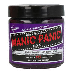 Ilgalaikiai dažai Classic Manic Panic ‎HCR 11021-2pk Plum Passion, 118 ml kaina ir informacija | Plaukų dažai | pigu.lt