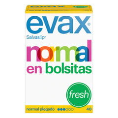 Прокладки обычные fresh Evax (40 uds) цена и информация | Тампоны, гигиенические прокладки для критических дней, ежедневные прокладки | pigu.lt