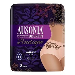 Įklotai nuo pratekėjimo Ausonia Discreet Boutique, 8 vnt kaina ir informacija | Tamponai, higieniniai paketai, įklotai | pigu.lt