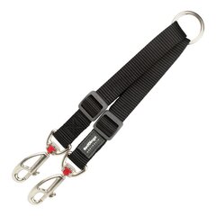 2 Dog Leash Coupler Red Dingo Чёрный (1,2 x 16.5-22 cm) цена и информация | Поводки для собак | pigu.lt