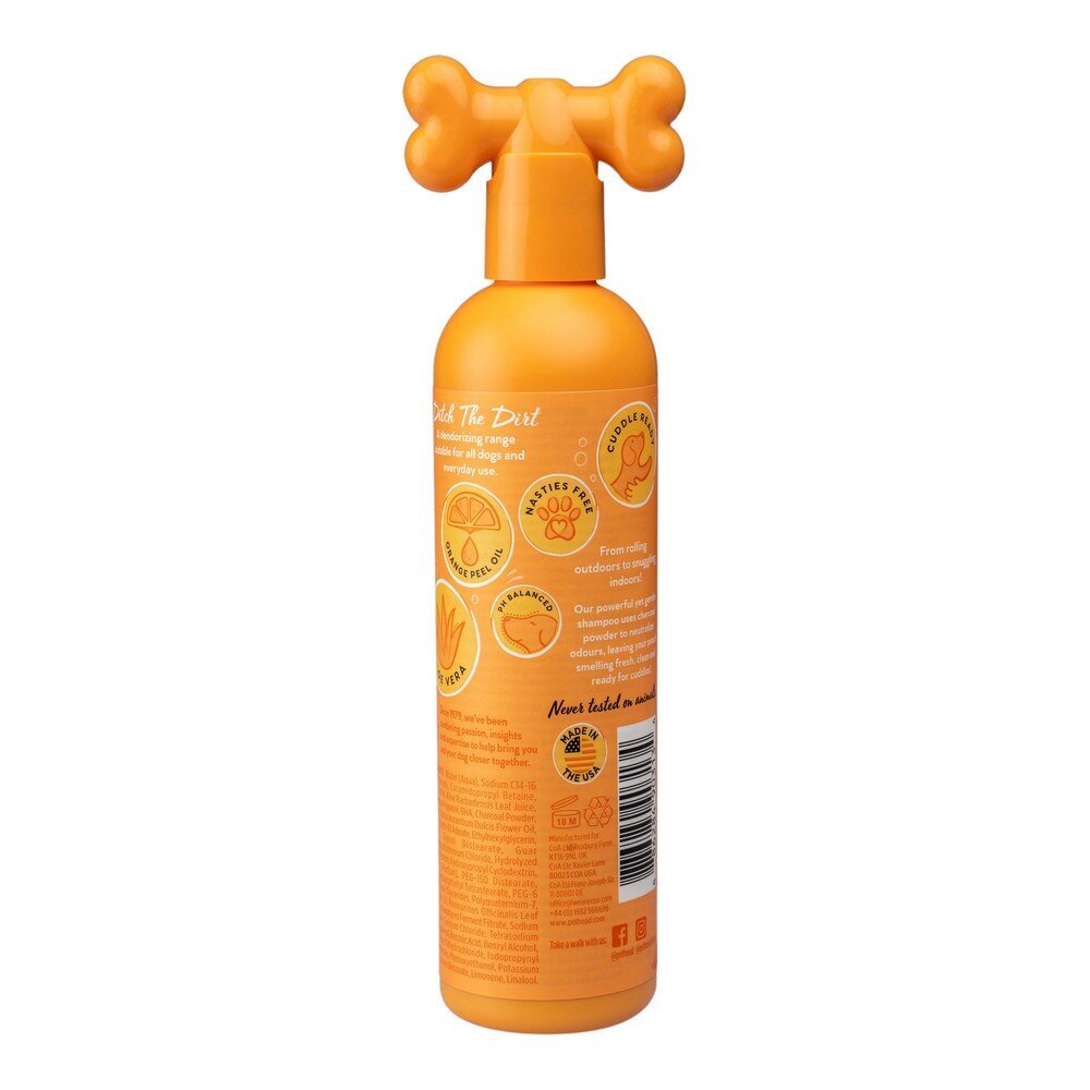 Šampūnas šunims Pet Head Ditch the Dirt Orange, 300 ml цена и информация | Kosmetinės priemonės gyvūnams | pigu.lt