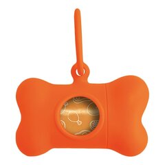 Дозатор мешков для животных United Pets Bon Ton Neon Пёс Оранжевый (8 x 4,2 x 5 cm) цена и информация | Средства по уходу за животными | pigu.lt